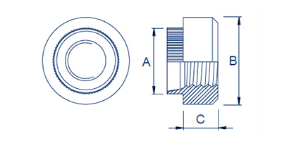 Alt Round Spigot Rivet Bush